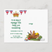 Big Coronation Celebration Lunch Einladung (Rückseite)