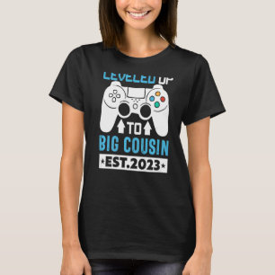 Big Cousin Gamer Baby Bekanntgabe Gender Reveal G T-Shirt