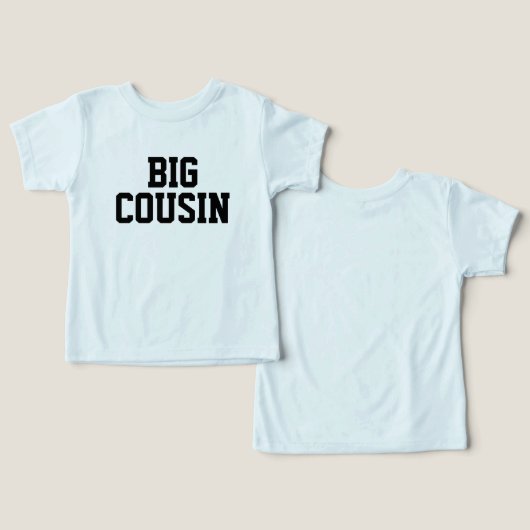 Big Cousin | Matching Family (Design Vorderseite & Rückseite)