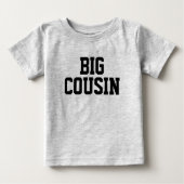 Big Cousin | Matching Family Baby T-shirt (Vorderseite)
