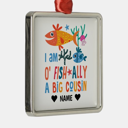 Big Cousin - Offiziell ein großer Cousin Ornament Aus Metall (Rechts)