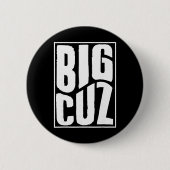 Big Cousin Pregnancy Announcement Matching New Cou Button (Vorderseite)