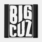 Big Cousin Pregnancy Announcement Matching New Cou Magnet (Vorne)