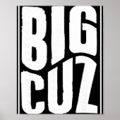 Big Cousin Pregnancy Announcement Matching New Cou Poster (Vorne)