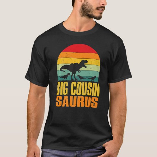 Big Cousinsaurus Rex Dinosaur Big Cousin Saurus Fa T-Shirt (Vorderseite)