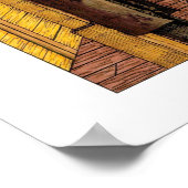 BIG Cowboy Comic alter Western Stil Poster (Ecke)