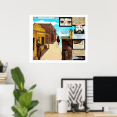 BIG Cowboy Comic alter Western Stil Poster (Heimbüro)