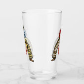 Big Cowboys Red & Blue Glas (Rechts)