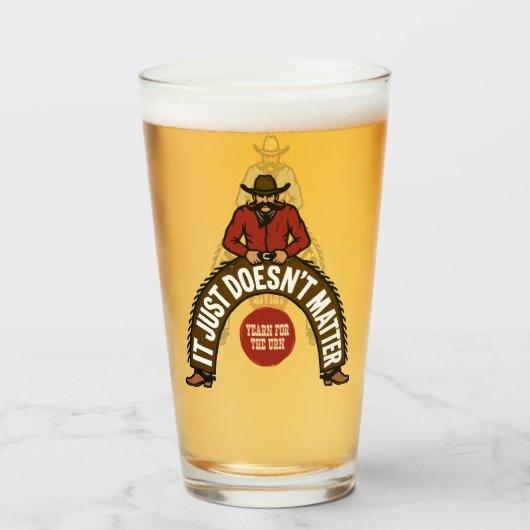 Big Cowboys Red & Blue Glas (Vorne (Gefüllt))