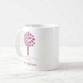 Big Crayon Tree / Lehrerbewertung Kaffeetasse (Vorderseite Links)