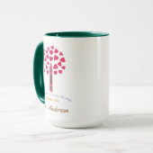 Big Crayon Tree / Lehrerbewertung Tasse (Vorderseite Links)