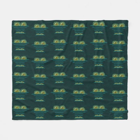 Big Croc Fleece Blanket (Vorderseite (Horizontal))
