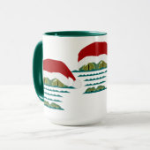 Big Croc Weihnachts-Tasse Tasse (Vorderseite Links)