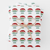 Big Croc Weihnachtsblätter Geschenkpapier Set (Beispiel)