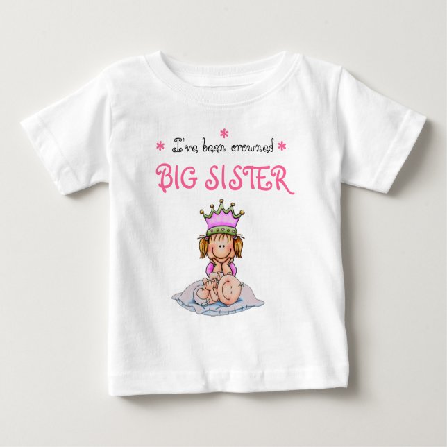 big crowned sister baby t-shirt (Vorderseite)