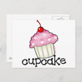 Big Cupcake Postkarte (Vorne/Hinten)
