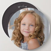 BIG custom photo round button (Vorne & Hinten)