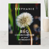 BIG Custom Retirement Herzlichen Glückwunsch mache Karte (Vorderseite)
