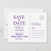 Big Cypress, Florida, Travel Postcard Save The Date (Rückseite)