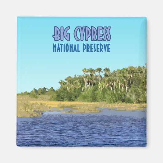 Big Cypress National Reserve Florida Magnet (Vorne)