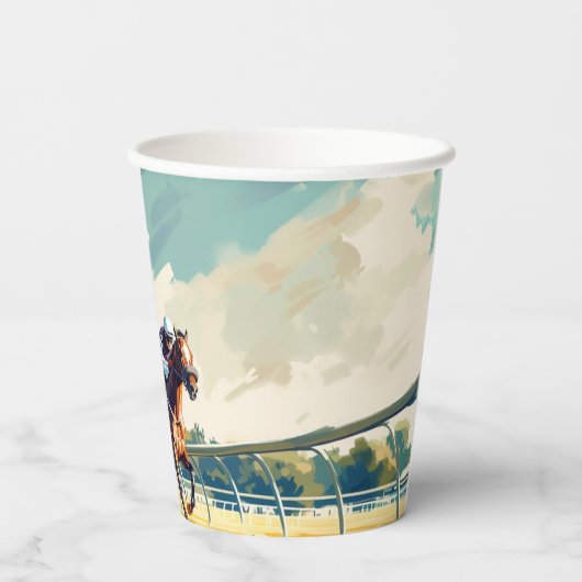 BIG "D" RACE PAPIER CUP PAPPBECHER (Rückseite)