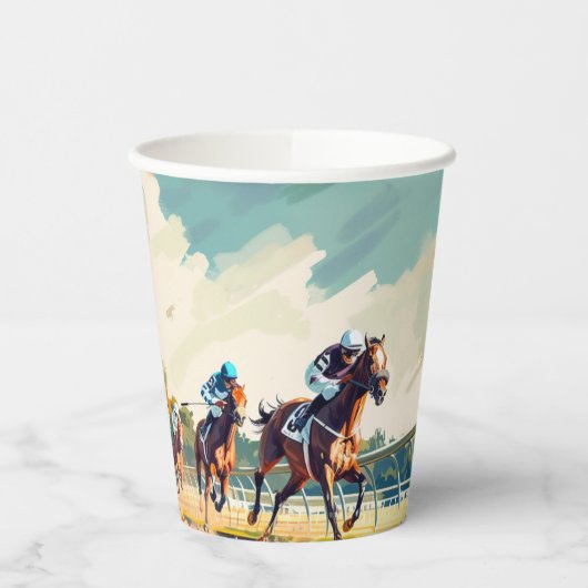 BIG "D" RACE PAPIER CUP PAPPBECHER (Links)