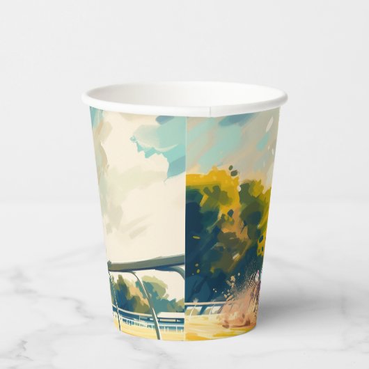 BIG "D" RACE PAPIER CUP PAPPBECHER (Rechts)