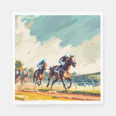 BIG "D" RACE PAPIER NAPKIN SERVIETTE (Vorderseite)