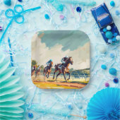 BIG "D" RASSPAPIERPLATTE PAPPTELLER (Party)