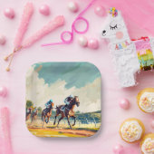 BIG "D" RASSPAPIERPLATTE PAPPTELLER (Party)