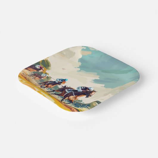 BIG "D" RASSPAPIERPLATTE PAPPTELLER (Gewinkelt)