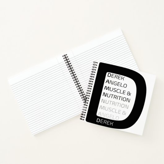 Big D Spiral Notebook Notizblock (Innenseite)