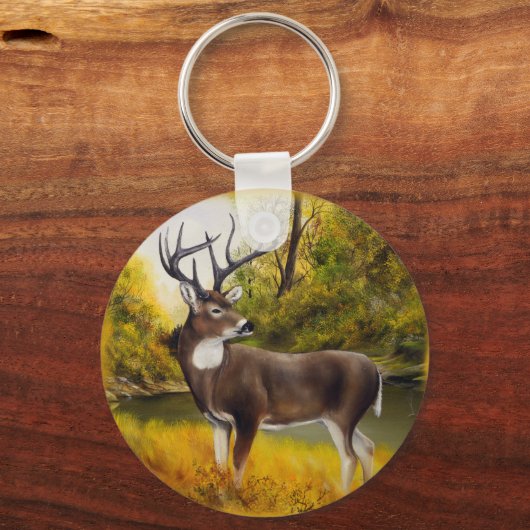 Big Daddy Deer stehend im Schlüsselanhänger (Vorderseite)