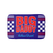 Big Daddy (Dein Name) Badematte (Vorderseite)