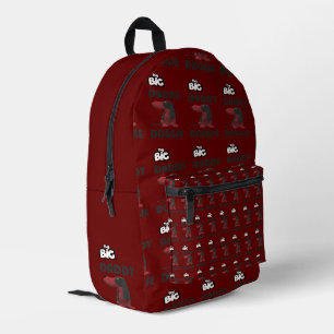 BIG DADDY DOG DESIGN BEDRUCKTER RUCKSACK