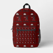 BIG DADDY DOG DESIGN BEDRUCKTER RUCKSACK (Vorderseite)