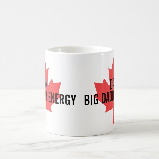 Big Daddy Energy Canadian Maple Leaf Kaffeetasse (Mittel)