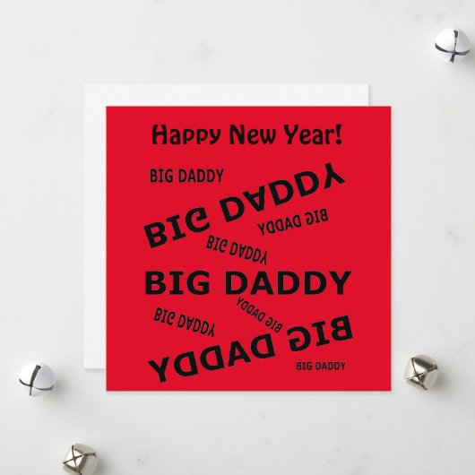 Big Daddy! Feiertagskarte (Vorderseite/Rückseite Beispiel)