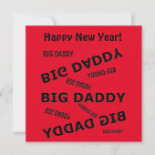 Big Daddy! Feiertagskarte (Vorderseite)