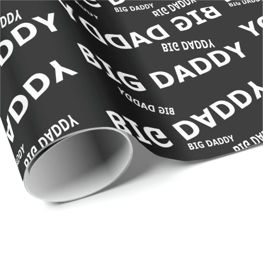 Big Daddy-Geschenkpapier Geschenkpapier (Rolleneckpunkt)