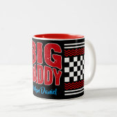 Big Daddy mit deinem Namen auf Black Zweifarbige Tasse (VorderseiteRechts)