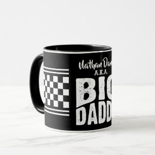 Big Daddy mit Ihrem Namen in weißem Text auf Schwa Tasse
