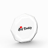 Big Daddy mit Red Heart Foto Block (Links)