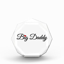 Big Daddy mit Red Heart Fotoblock