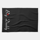 Big Daddy mit Red Heart Geschirrtuch (Horizontal)