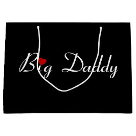 Big Daddy mit Red Heart Große Geschenktüte