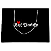 Big Daddy mit Red Heart Große Geschenktüte (Vorderseite)