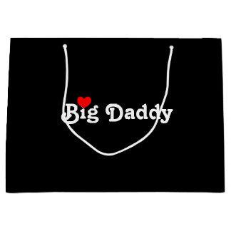 Big Daddy mit Red Heart Große Geschenktüte