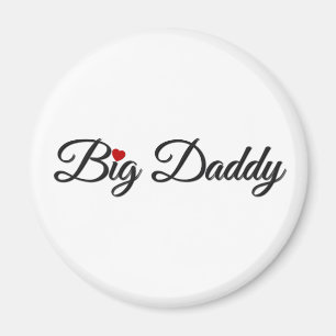 Big Daddy mit Red Heart Magnet