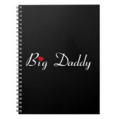 Big Daddy mit Red Heart Notizblock (Vorderseite)